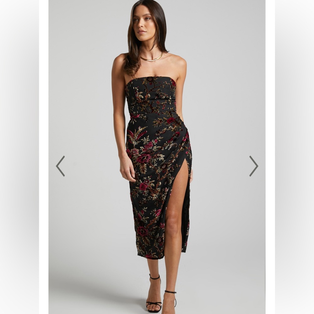 Black Floral Dress